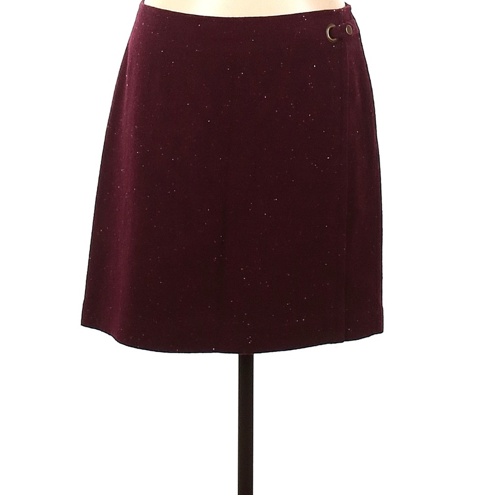Banana Republic Factory Burgundy Skirt